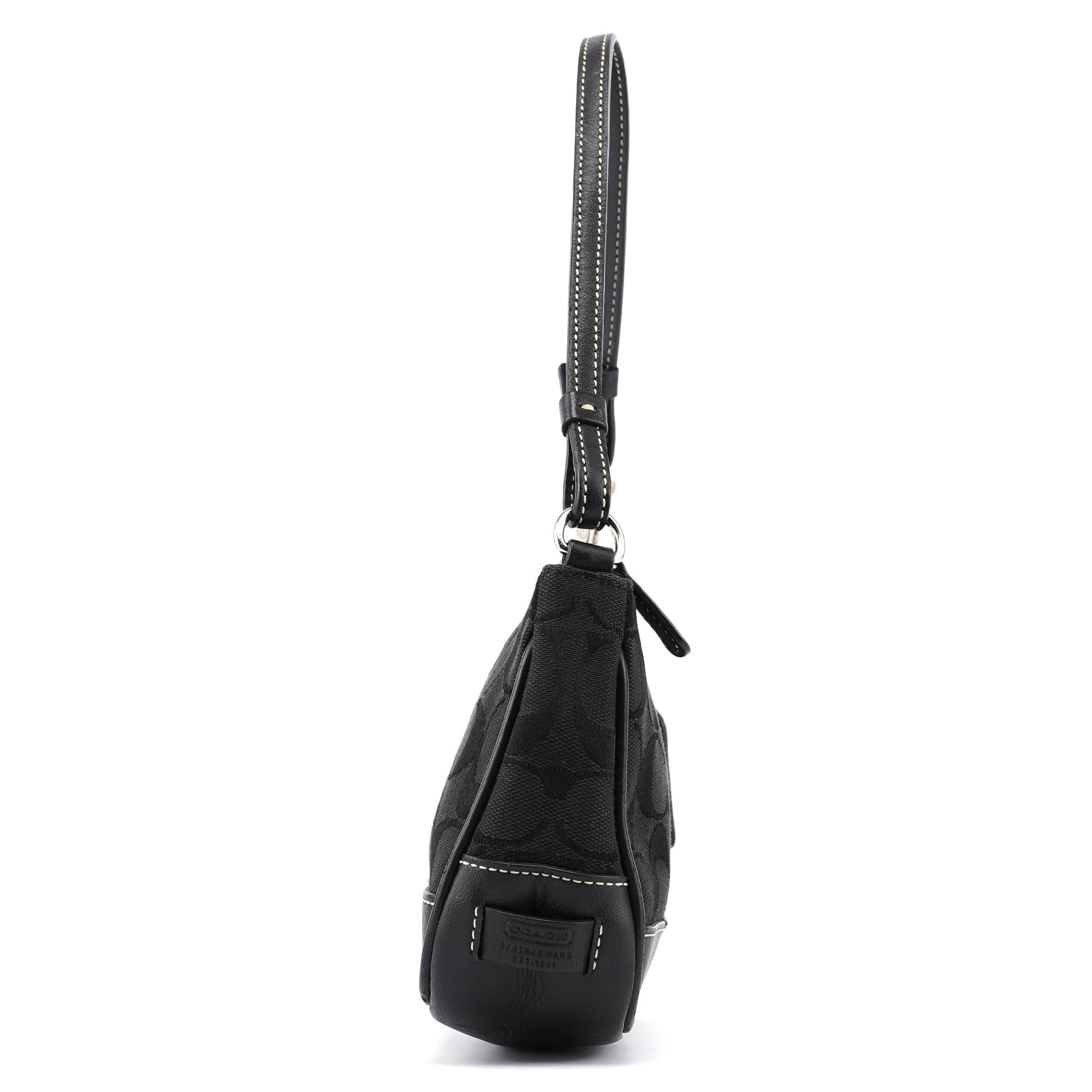 Coach 6094 Black Signature C Demi Shoulder Bag