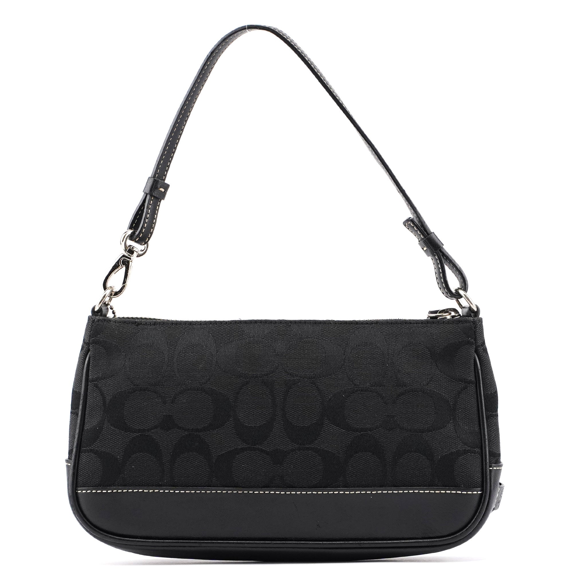 Coach 6094 Black Signature C Demi Shoulder Bag