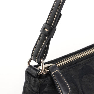 Coach 6094 Black Signature C Demi Shoulder Bag