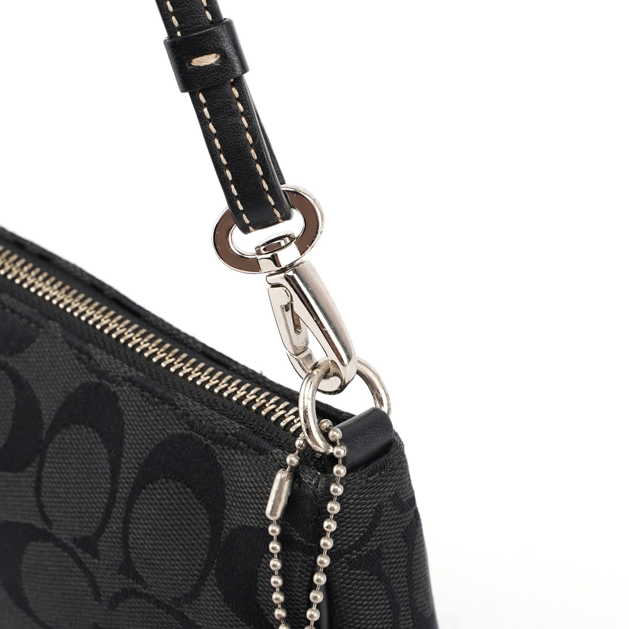 Coach 6094 Black Signature C Demi Shoulder Bag