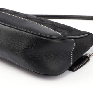 Coach 6094 Black Signature C Demi Shoulder Bag