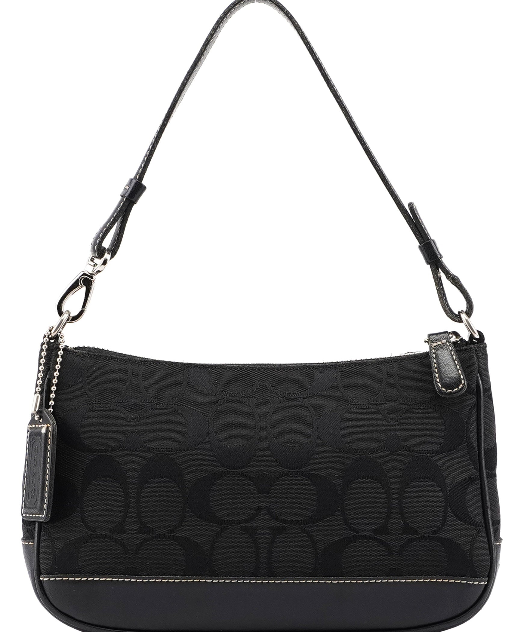 Coach 6094 Black Signature C Demi Shoulder Bag