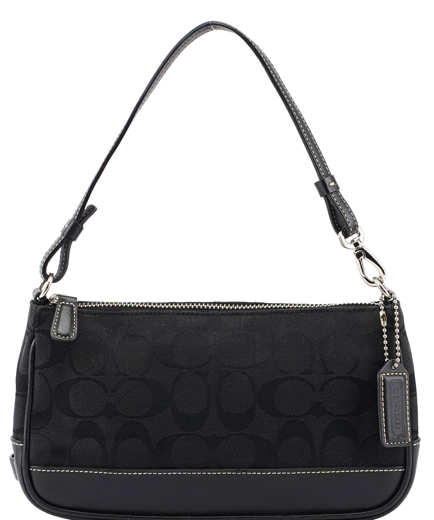 Coach 6094 Black Signature C Demi Shoulder Bag