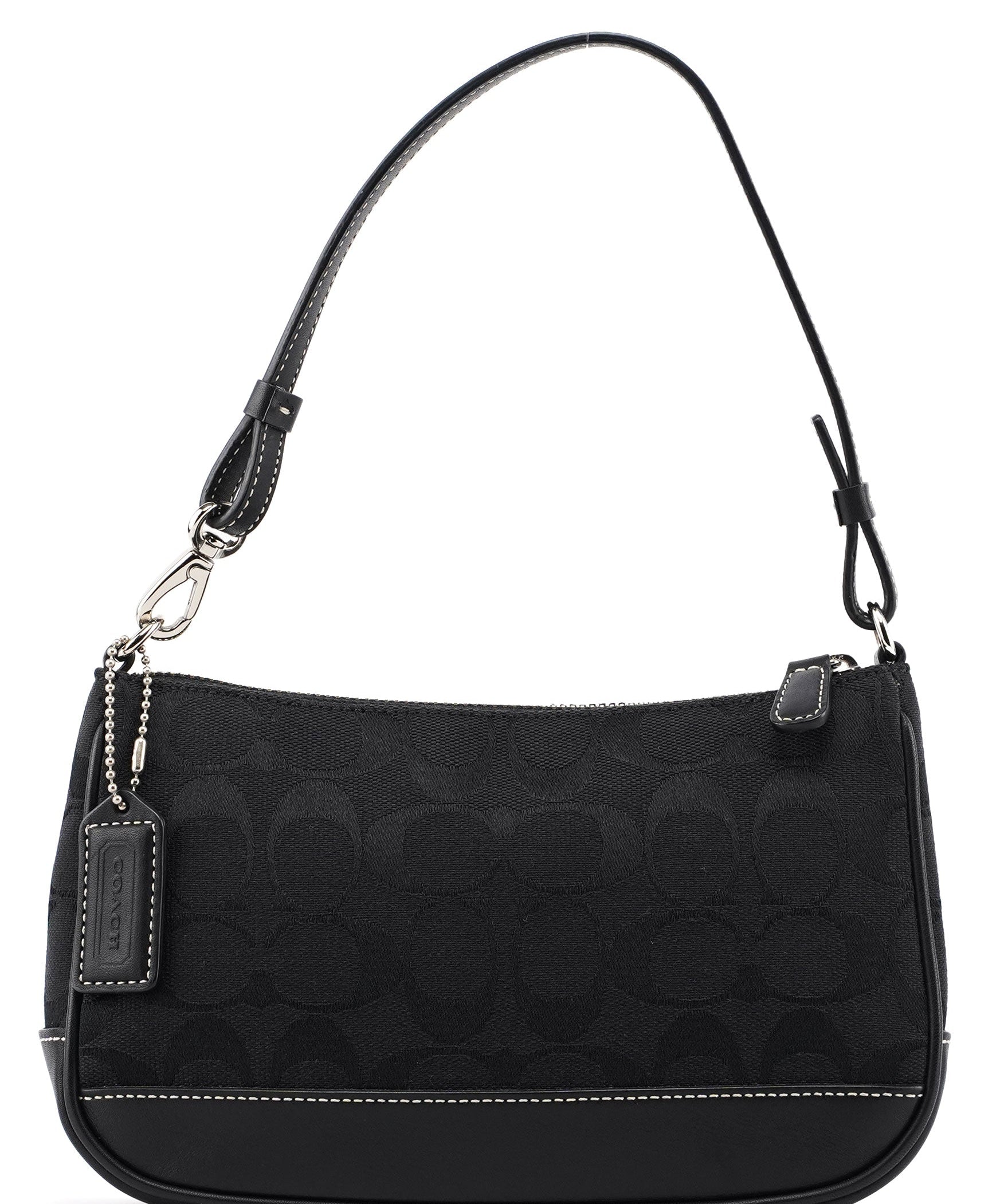 Coach 6094 Black Signature C Demi Shoulder Bag