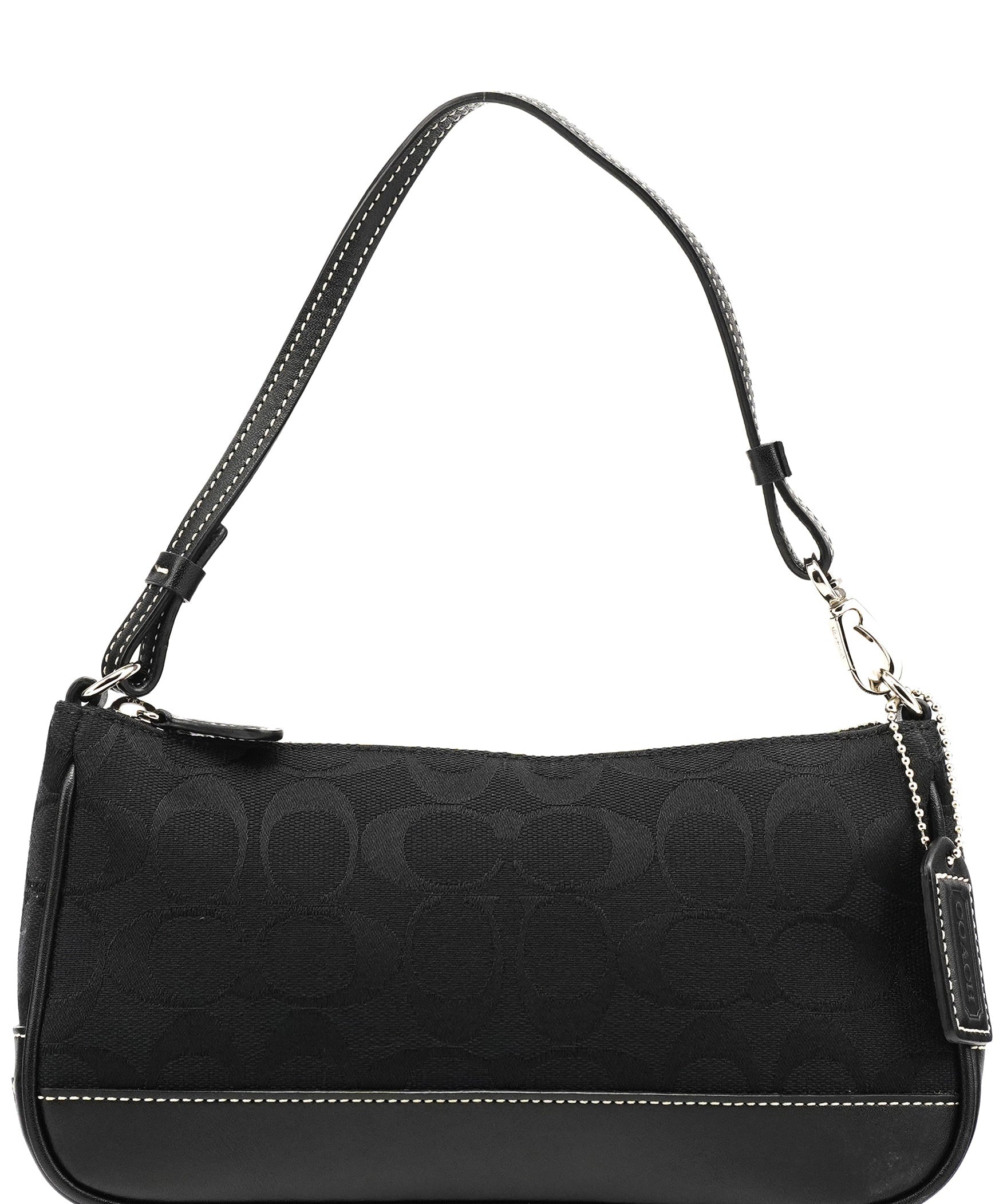 Coach 6094 Black Signature Demi Shoulder Bag