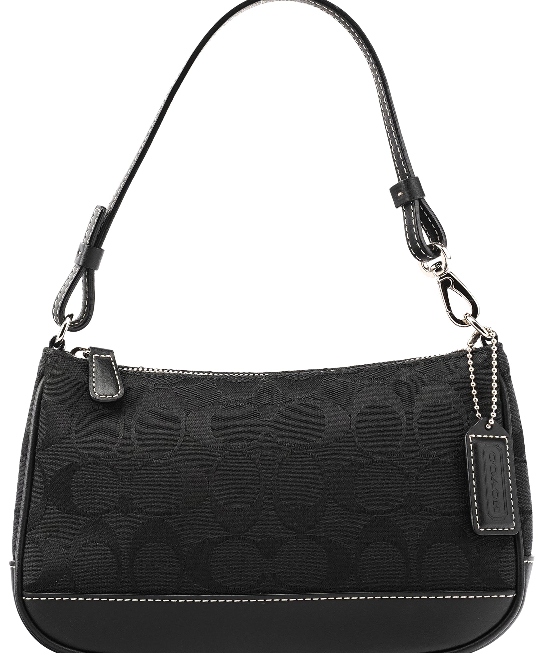 Coach 6094 Black Signature Demi Shoulder Bag