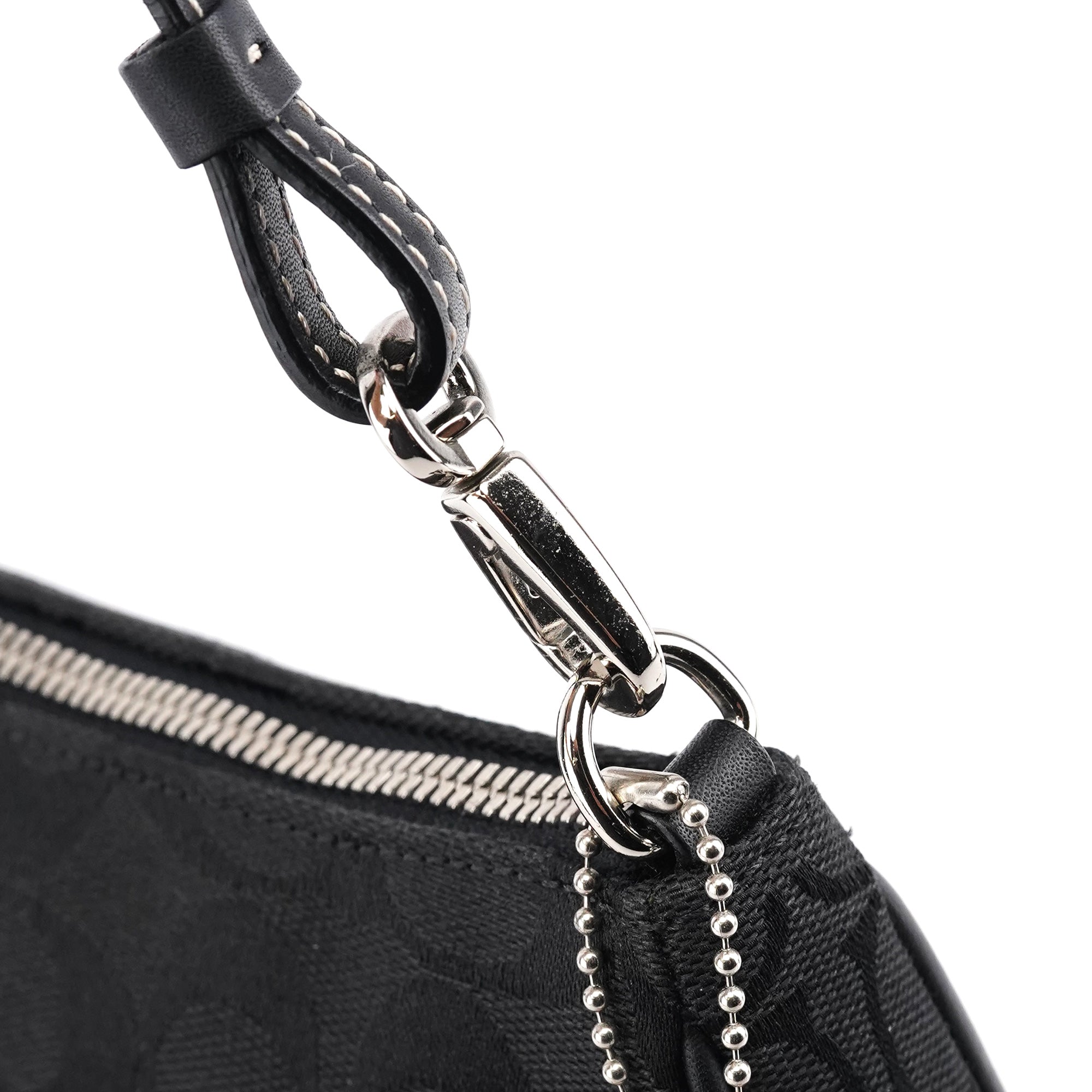 Coach 6094 Sac porté épaule Signature Demi noir