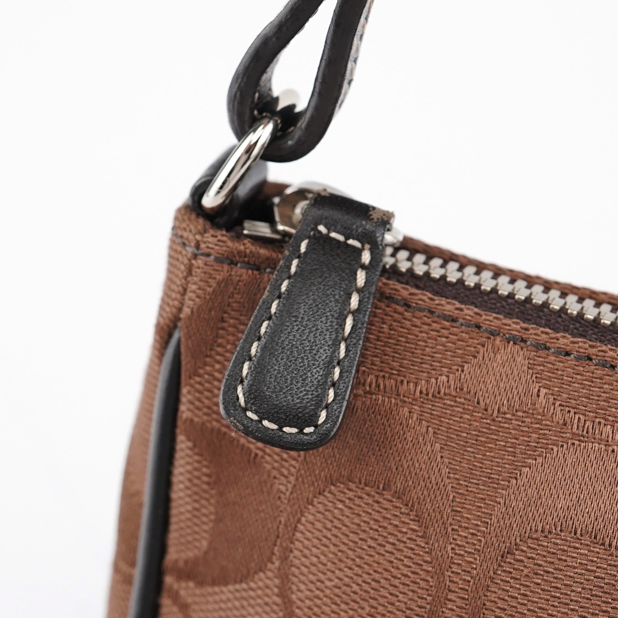 Coach 6094 Sac porté épaule Demi marron