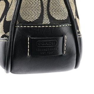 Coach 6094 Grey Black Signature Demi Shoulder Bag