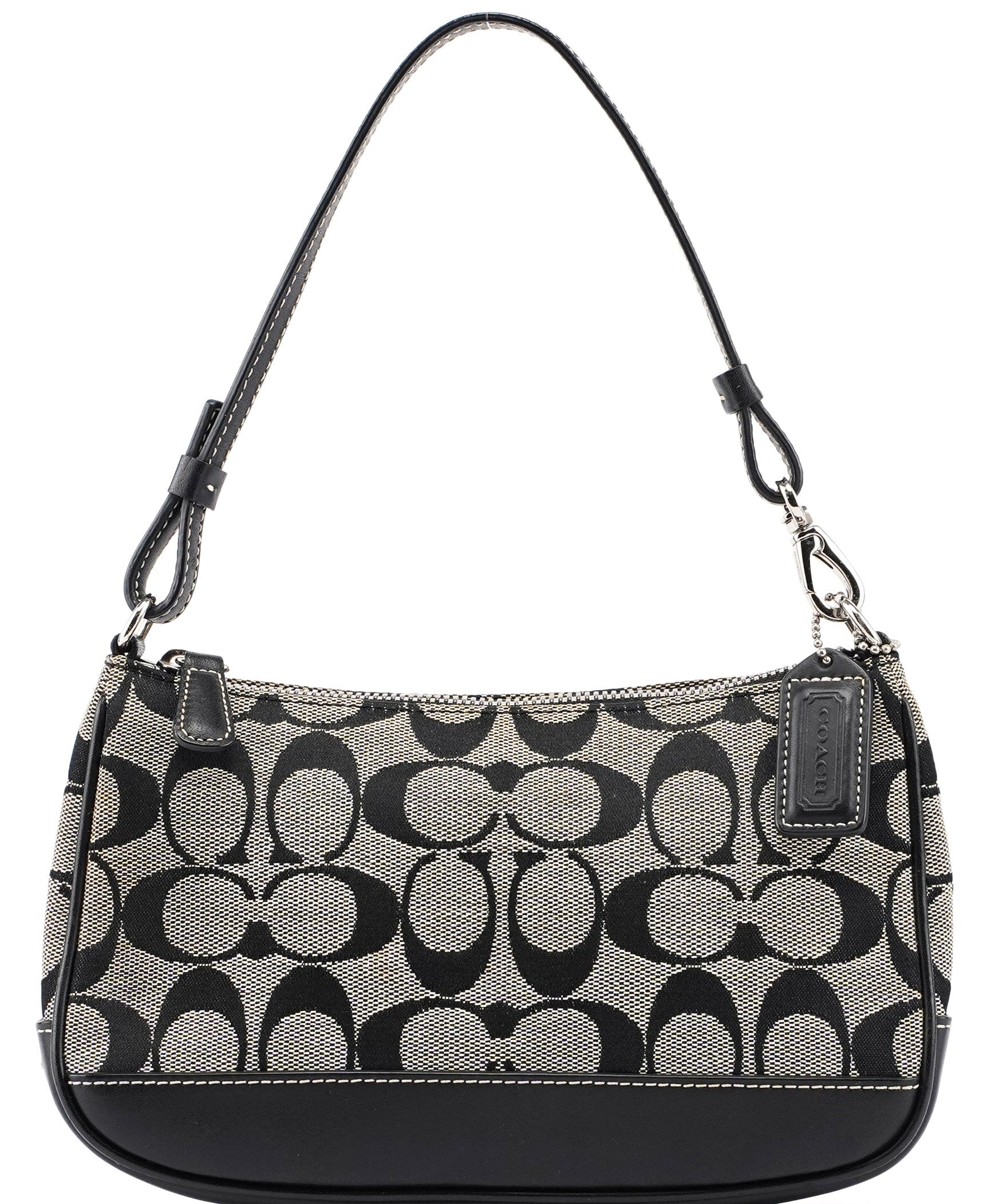 Coach 6094 Grey Signature C Demi Shoulder Bag