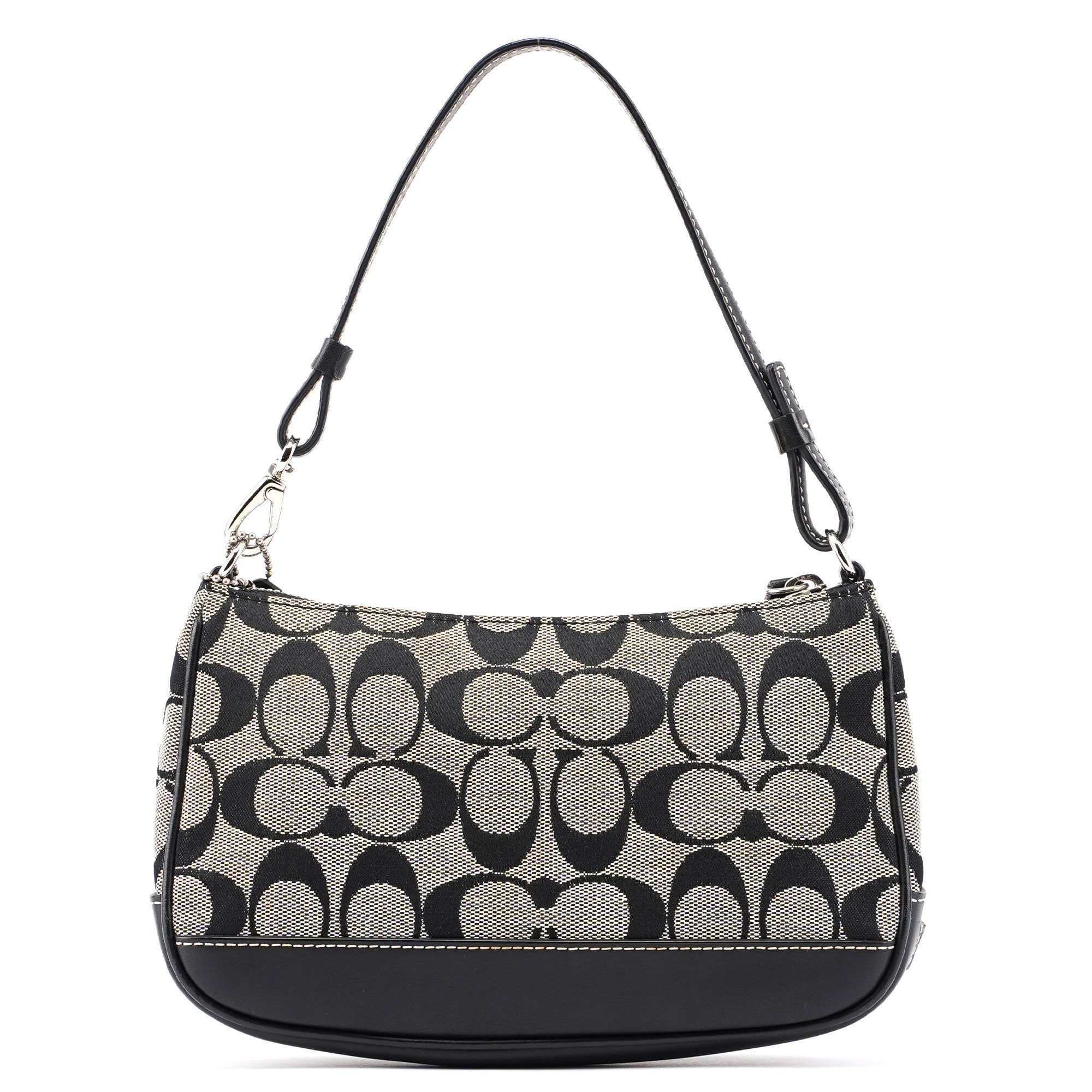 Coach 6094 Grey Signature C Demi Shoulder Bag