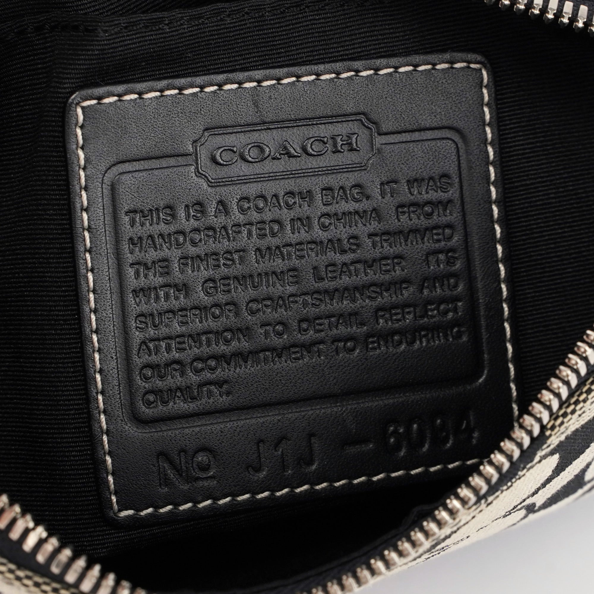 Coach 6094 Grey Signature C Demi Shoulder Bag