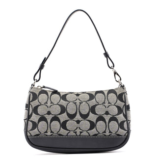 Coach 6094 Grey Signature C Demi Shoulder Bag