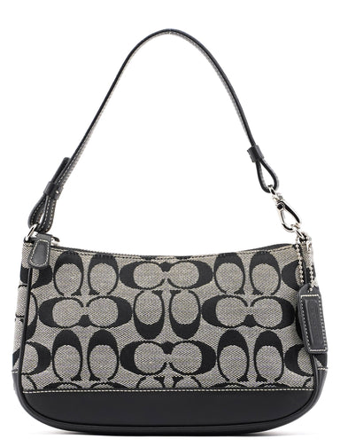 Coach 6094 Grey Signature C Demi Shoulder Bag