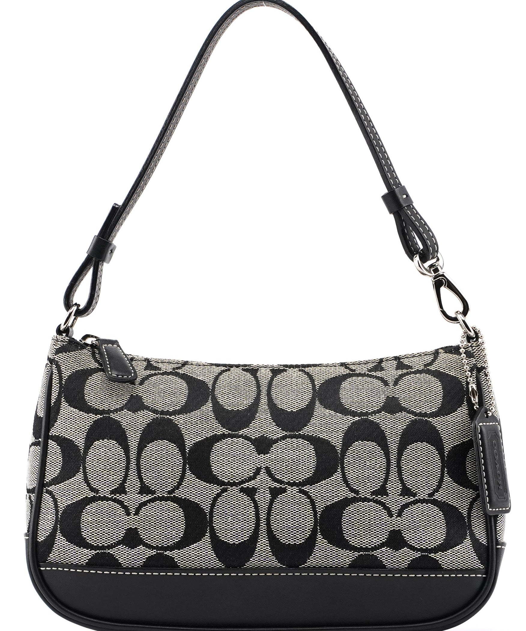 Coach 6094 Grey Signature C Demi Shoulder Bag