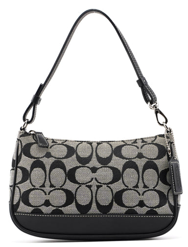 Coach 6094 Grey Signature C Demi Shoulder Bag