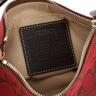 Coach 6094 Red Signature C Demi Shoulder Bag