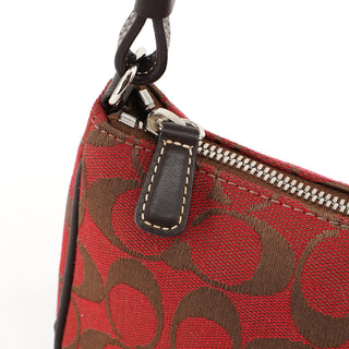 Coach 6094 Red Signature C Demi Shoulder Bag