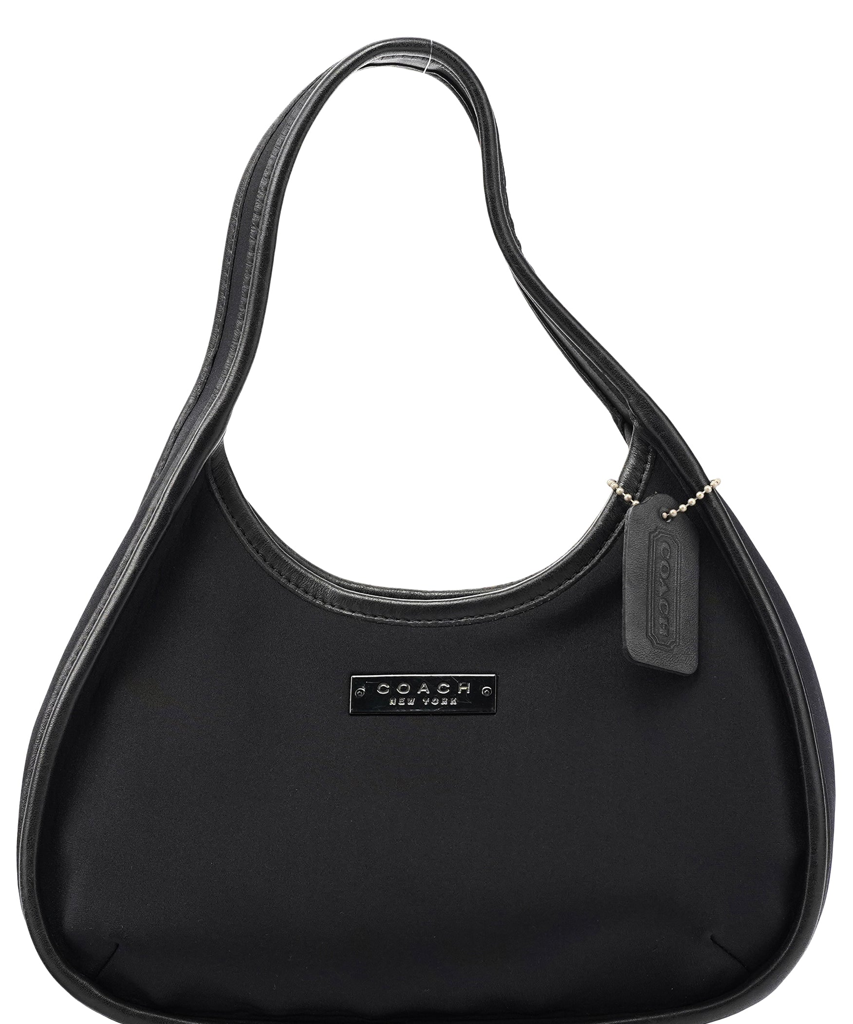 Coach 6202 Black Nylon Leather Ergo Shoulder Bag