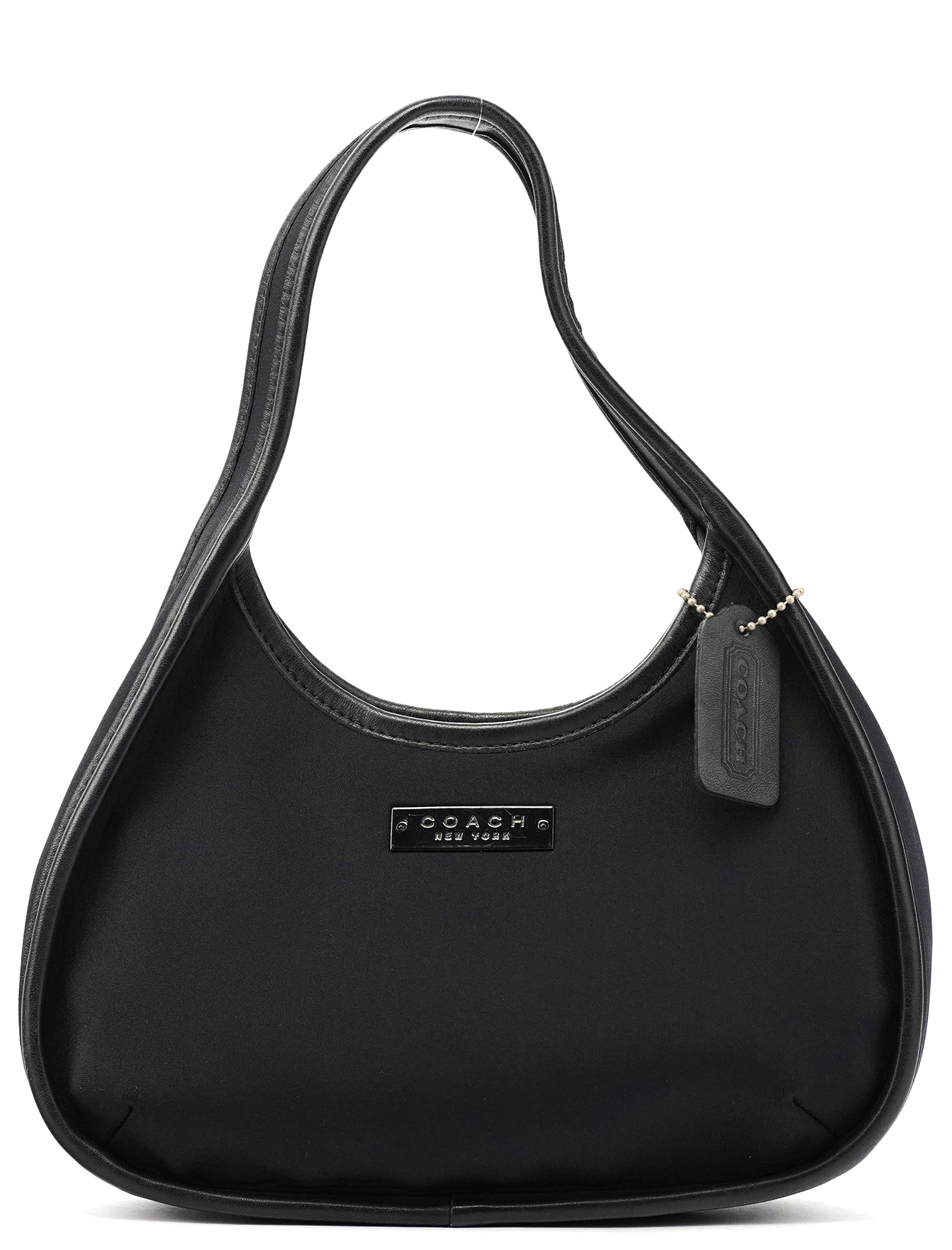 Coach 6202 Black Nylon Leather Ergo Shoulder Bag