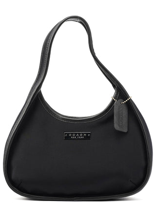 Coach 6202 Black Nylon Leather Ergo Shoulder Bag