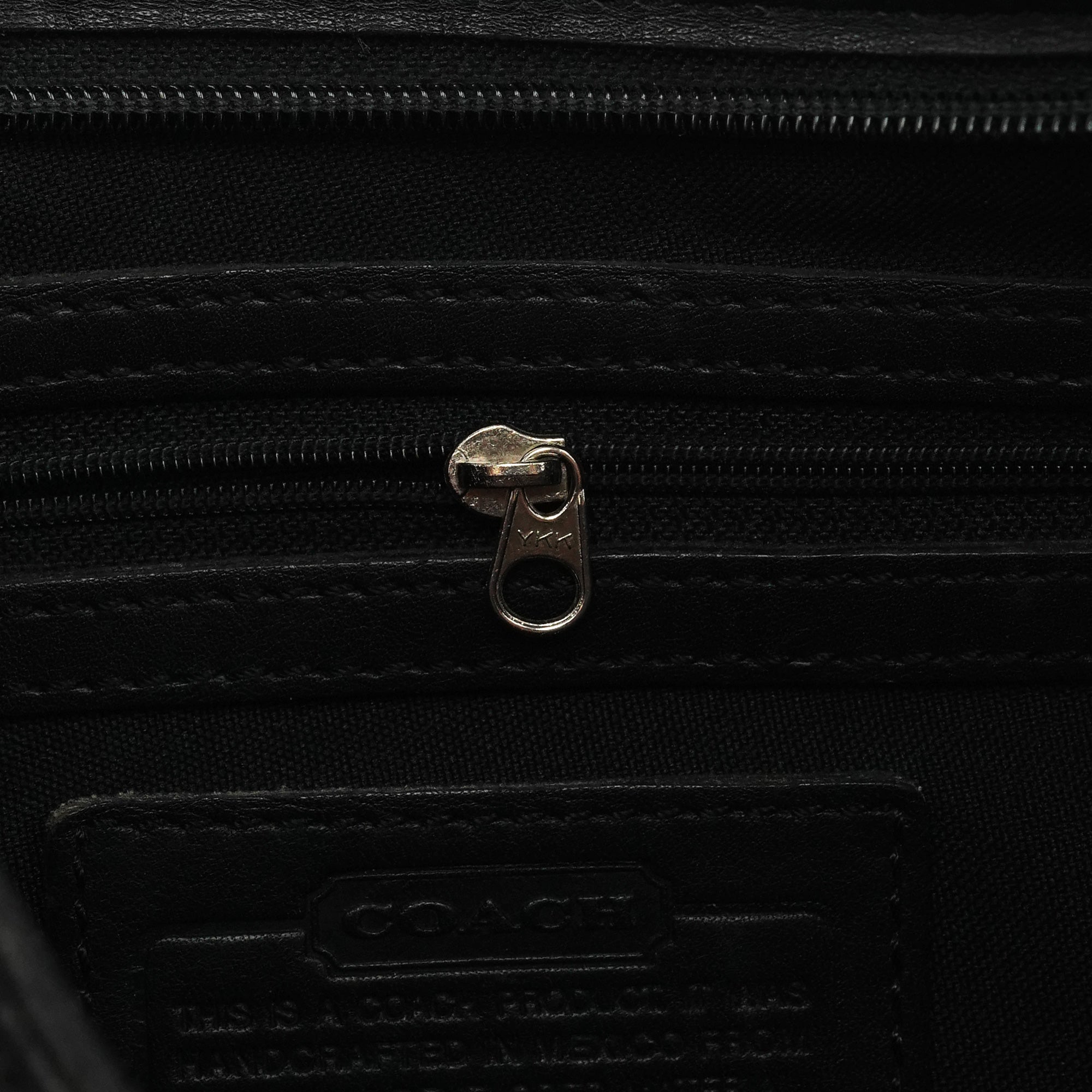 Coach 6203 Ergo hobo i sort nylon og læder
