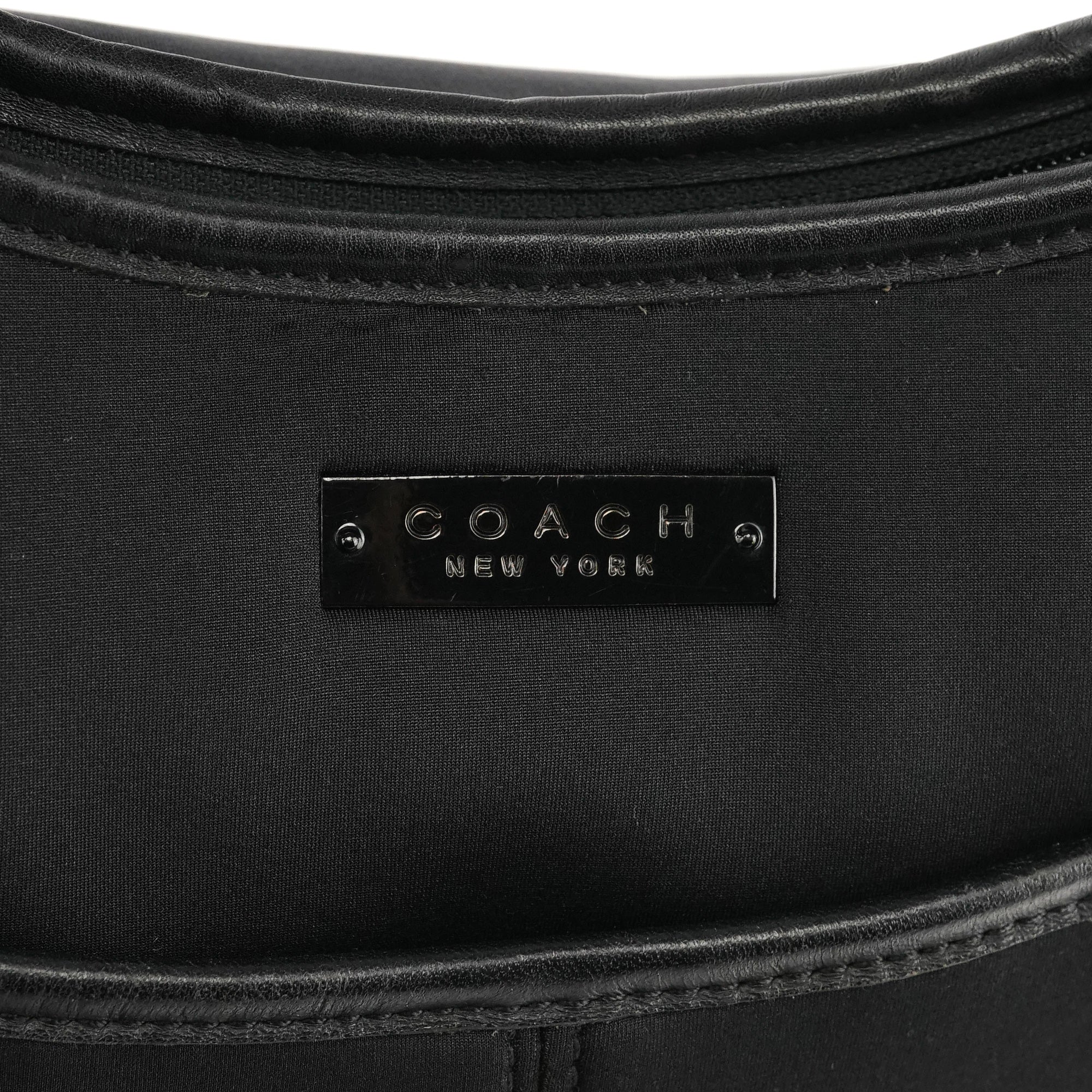 Coach 6203 Ergo hobo i sort nylon og læder