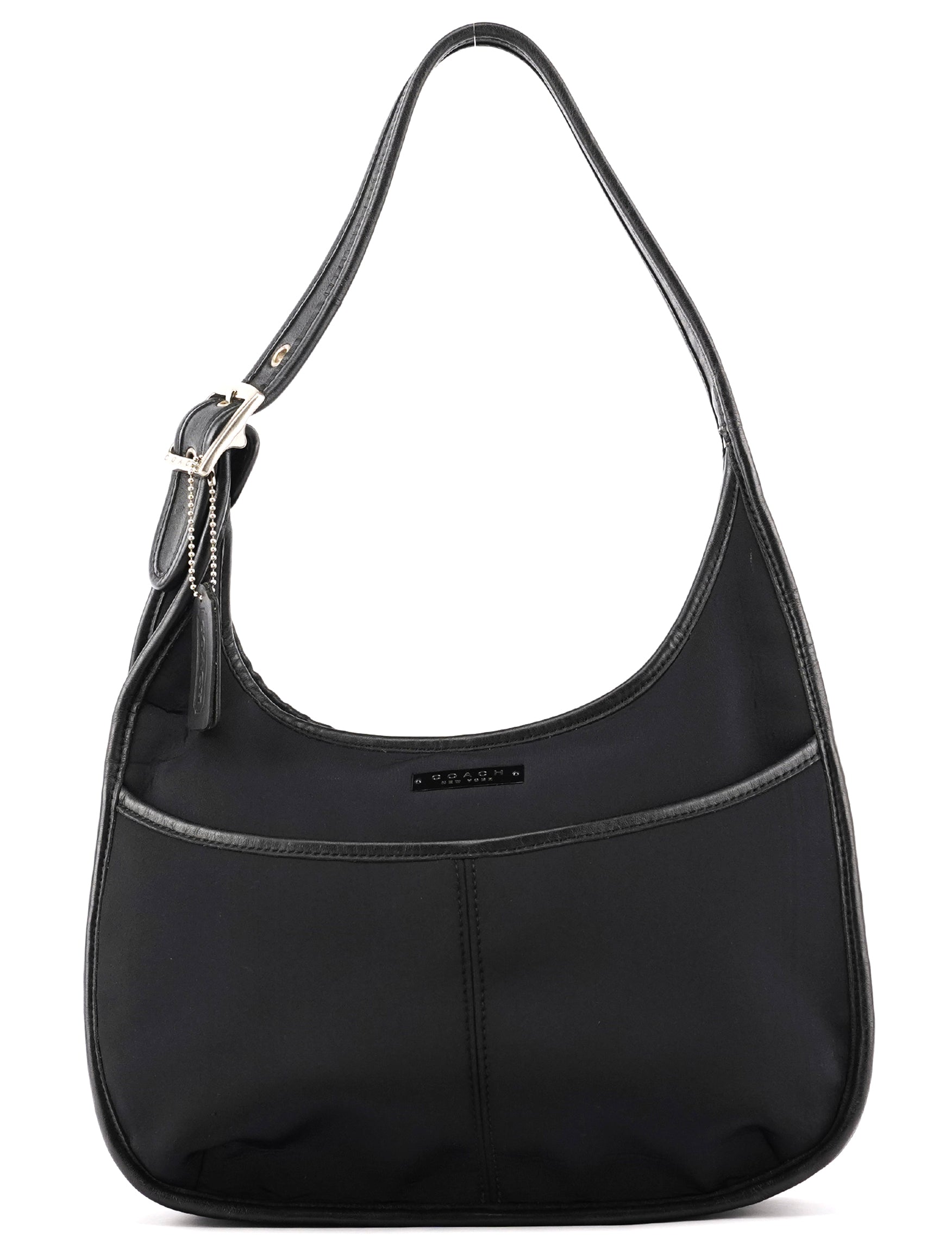 Coach 6203 Ergo hobo i sort nylon og læder
