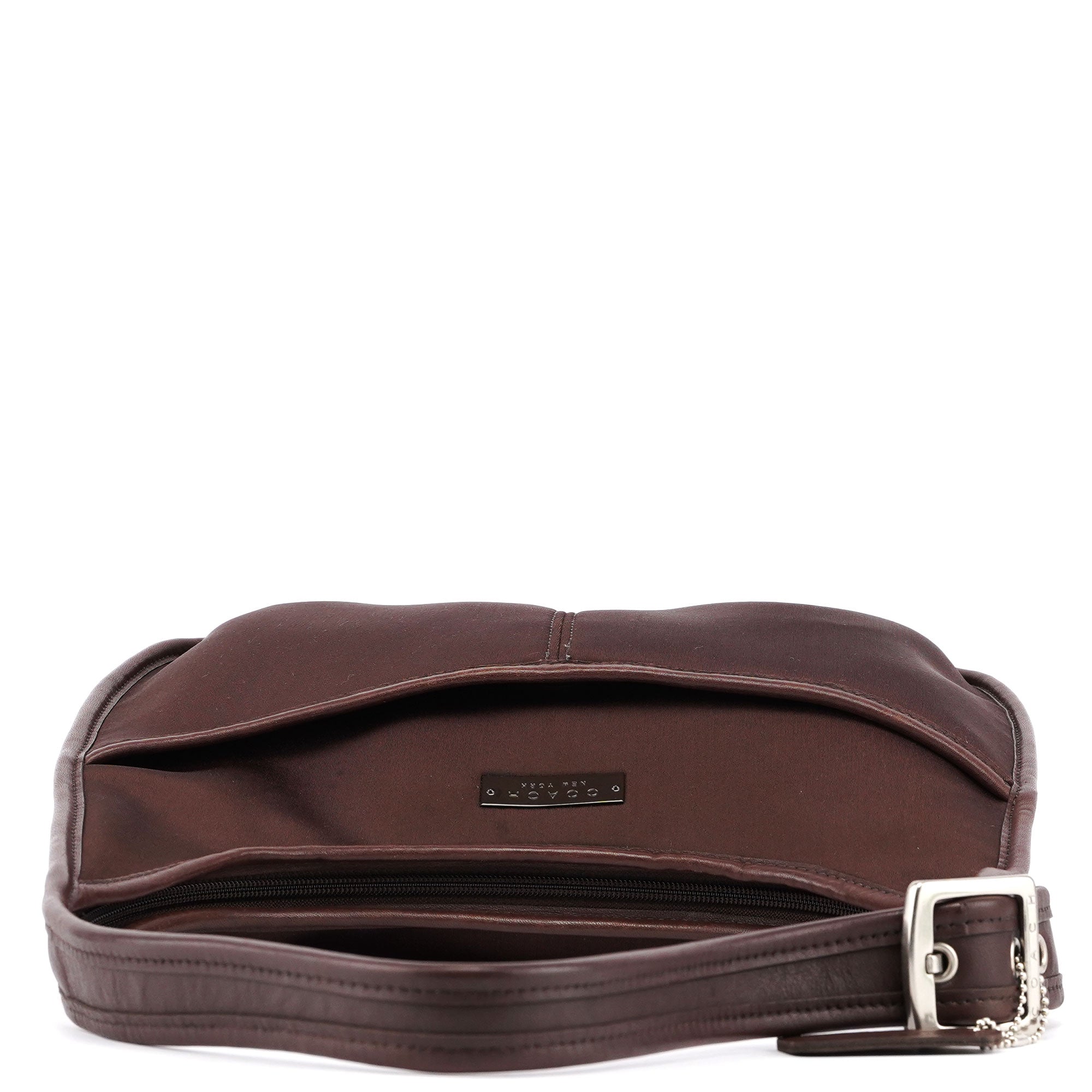 Coach 6203 Brown Nylon Leather Ergo Shoulder Bag