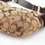 Coach 6266 Beige Brown Hobo Shoulder Bag