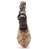 Coach 6266 Beige Brown Hobo Shoulder Bag