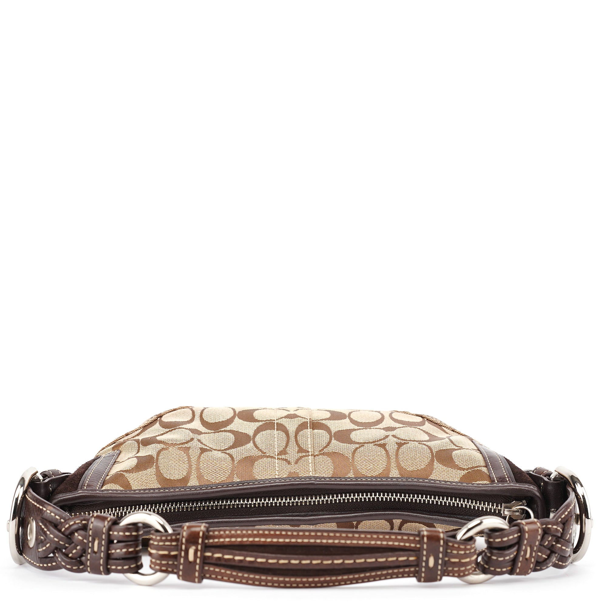 Coach 6266 Beige Brown Hobo Shoulder Bag