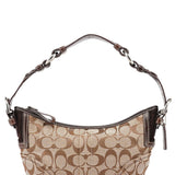 Coach 6266 Beige Brown Signature C Hobo Bag