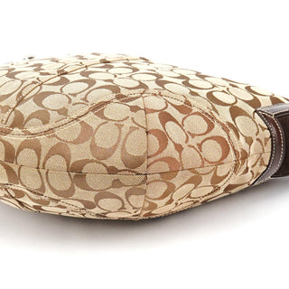 Coach 6279 Beige Brown Signature Soho Shoulder Bag