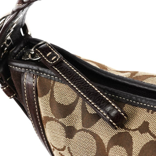 Coach 6279 Beige Brown Signature Soho Shoulder Bag