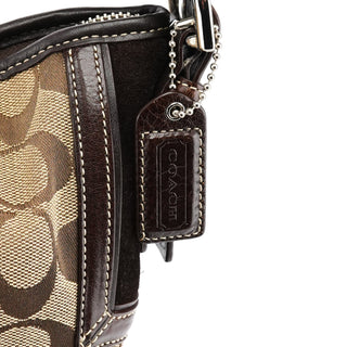 Coach 6279 Beige Brown Signature Soho Shoulder Bag