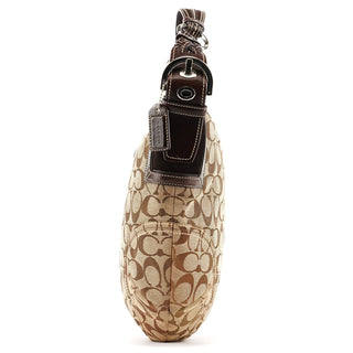 Coach 6279 Beige Brown Signature Soho Shoulder Bag