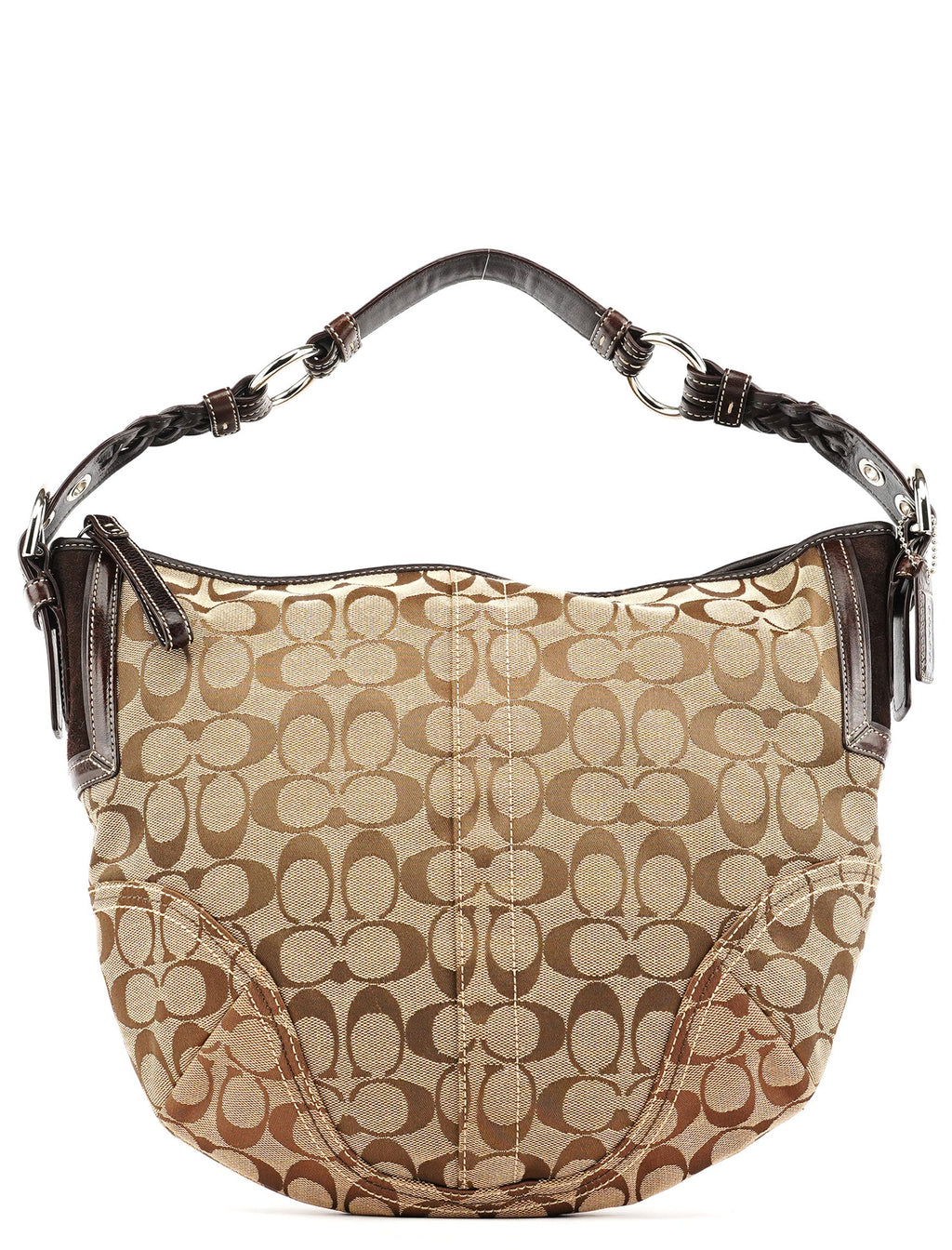 Coach 6279 Beige Brown Signature Soho Shoulder Bag – Rediscover 