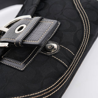 Coach 6280 Black Leather Soho Shoulder Bag