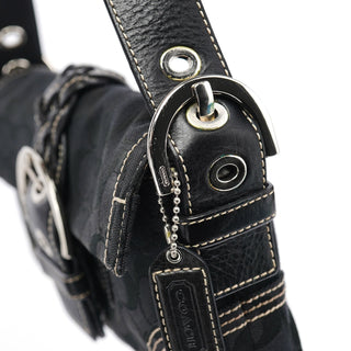 Coach 6280 Black Leather Soho Shoulder Bag