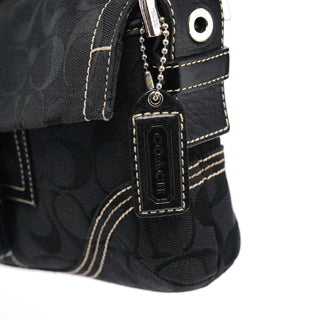 Coach 6280 Black Leather Soho Shoulder Bag