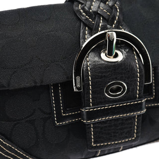 Coach 6280 Black Leather Soho Shoulder Bag