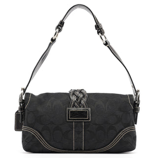 Coach 6280 Black Leather Soho Shoulder Bag
