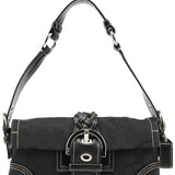 Coach 6280 Black Leather Soho Shoulder Bag