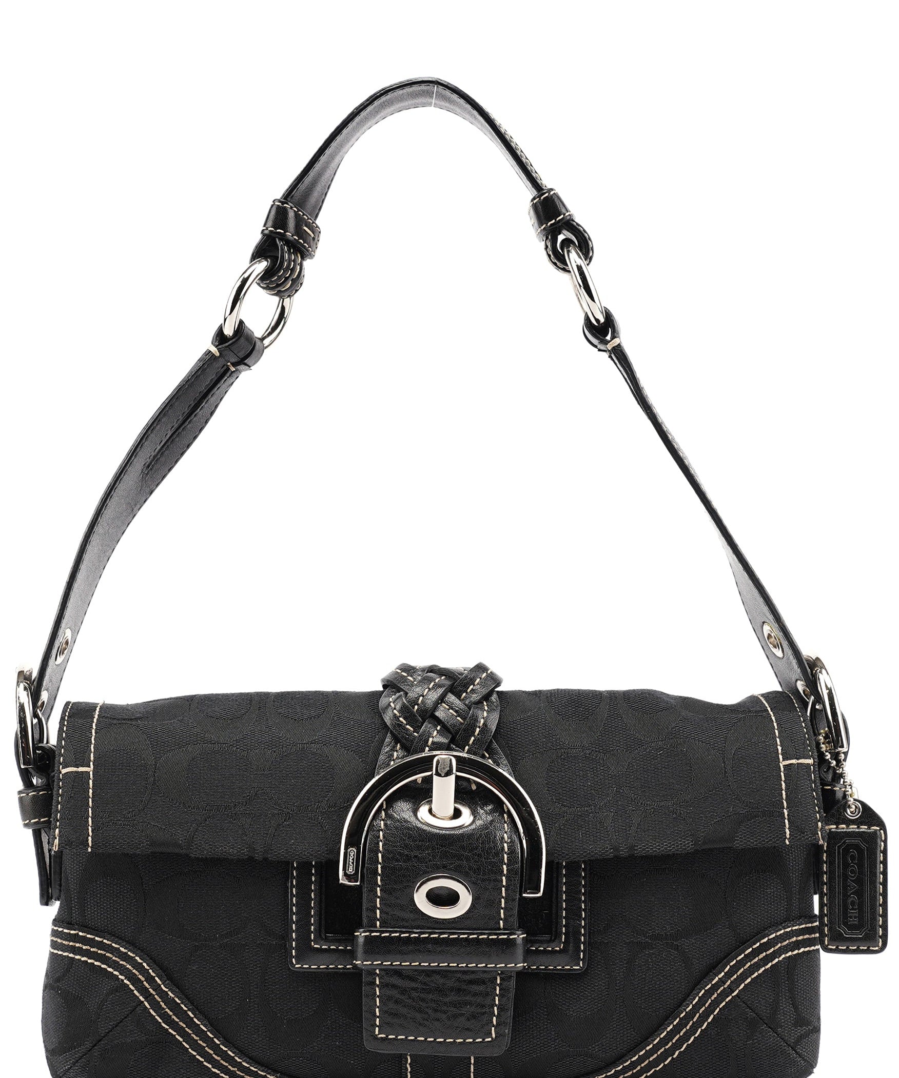 Coach 6280 Black Leather Soho Shoulder Bag