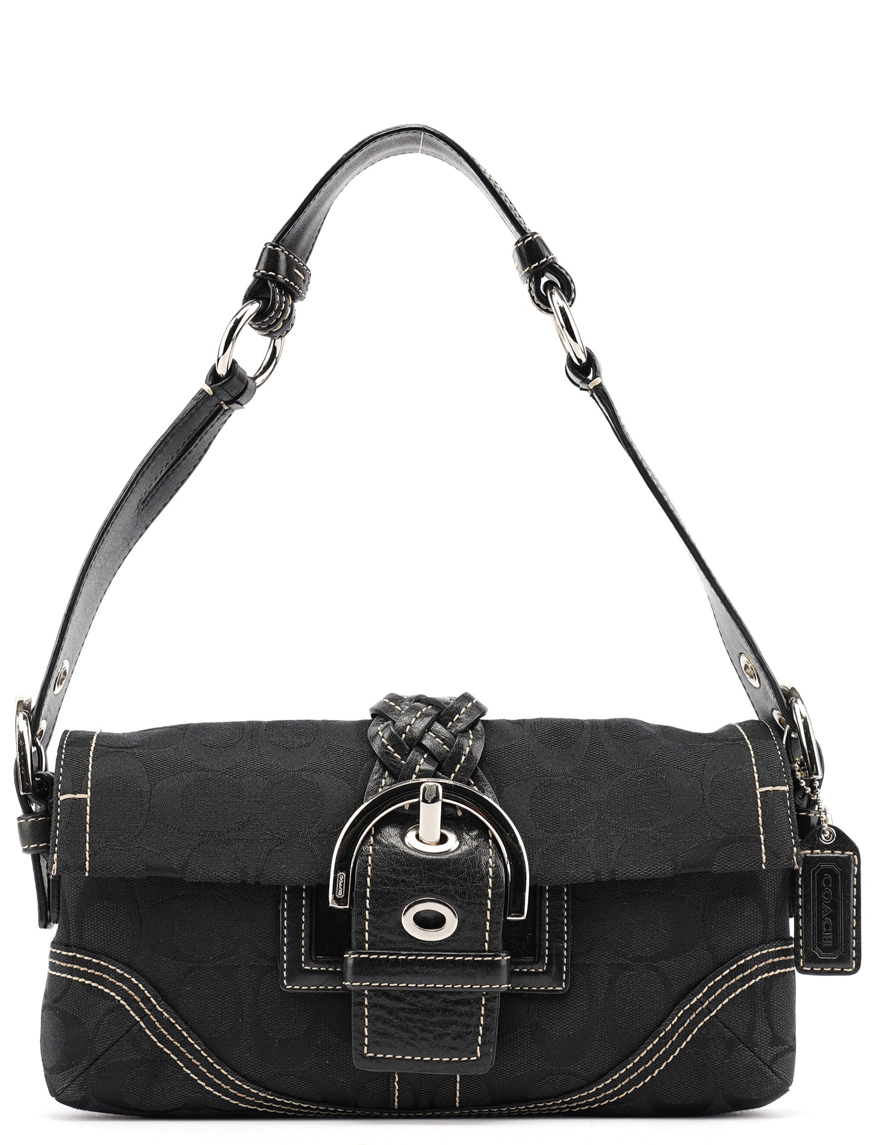 Coach 6280 Black Leather Soho Shoulder Bag