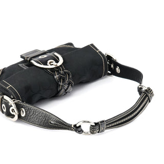Coach 6280 Black Signature Soho Shoulder Bag