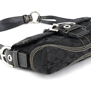 Coach 6280 Black Signature Soho Shoulder Bag