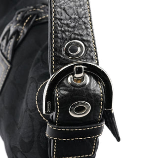 Coach 6280 Black Signature Soho Shoulder Bag