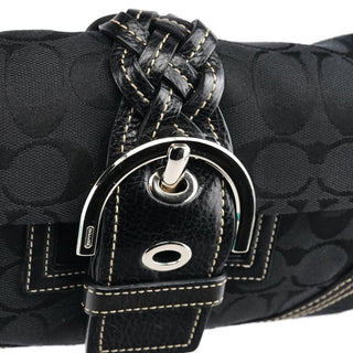 Coach 6280 Black Signature Soho Shoulder Bag